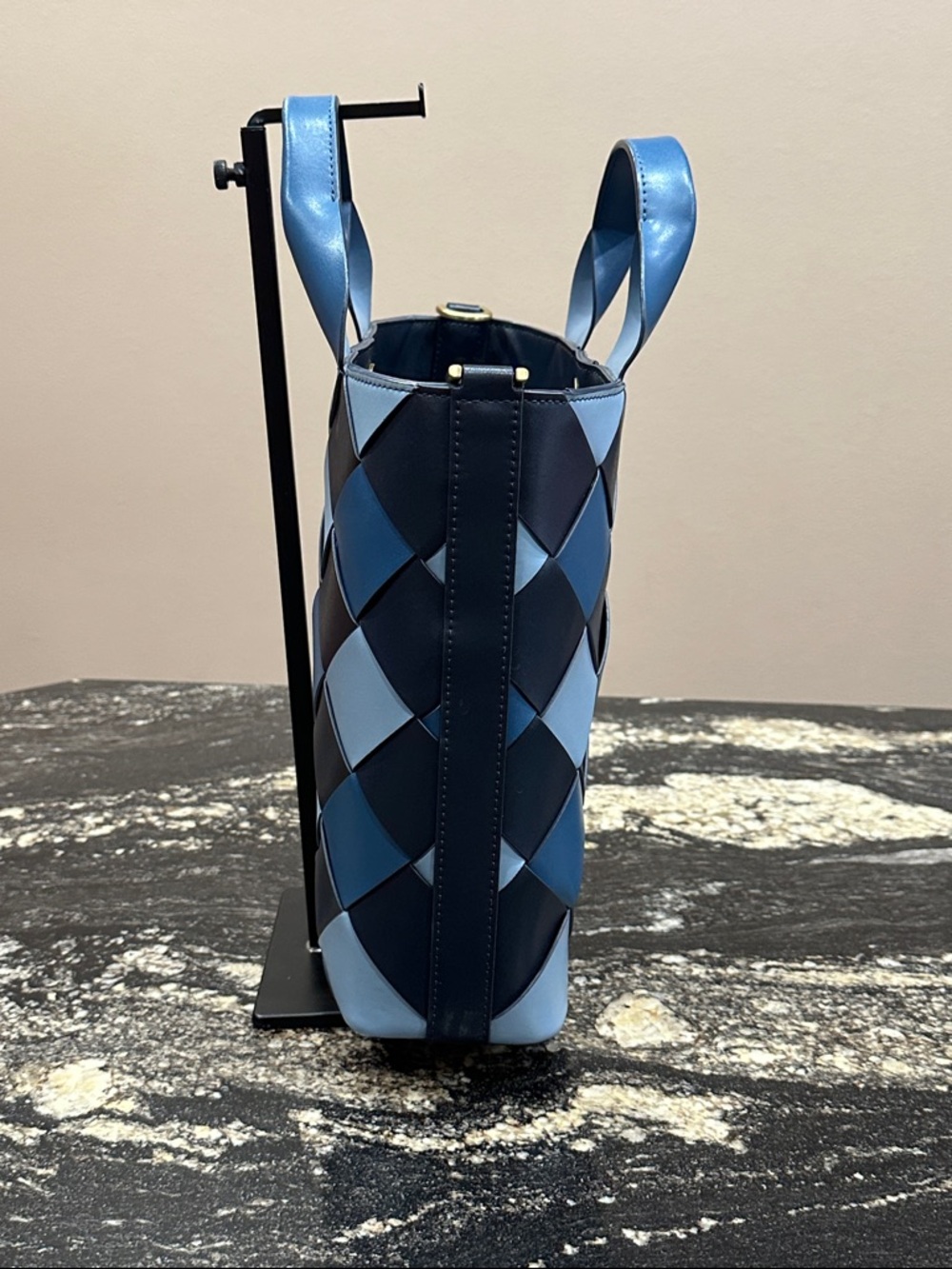 Michael Kors Mott Woven Leather Tote - Picture 8 of 13